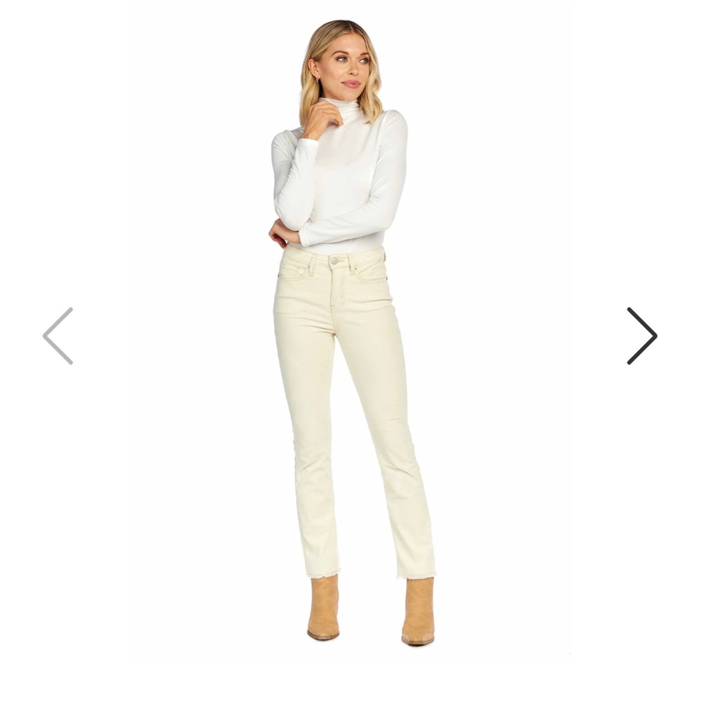 Mudpie Vincent Corduroy Jeans - Cream - Size L